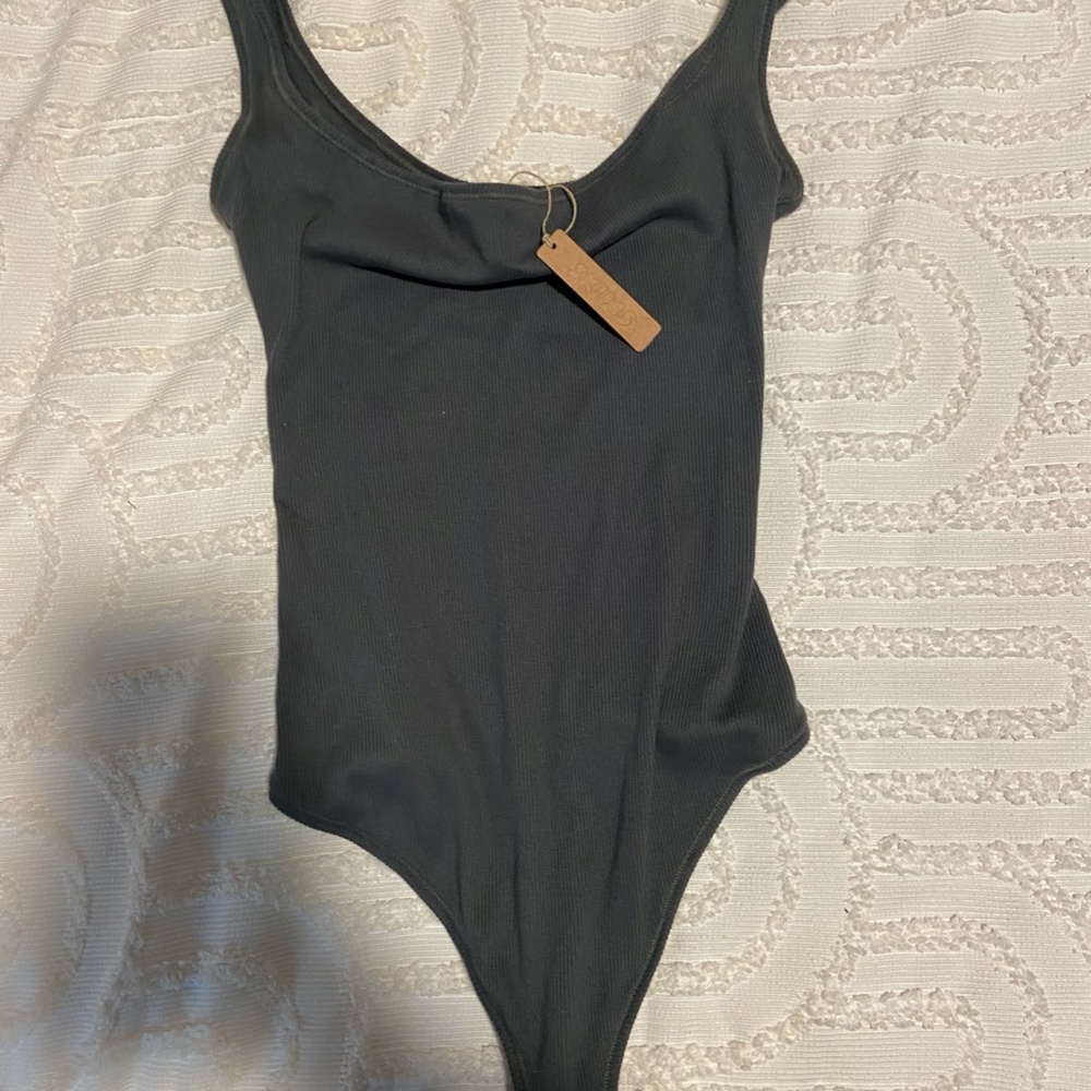 Skims cotton rib bodysuit